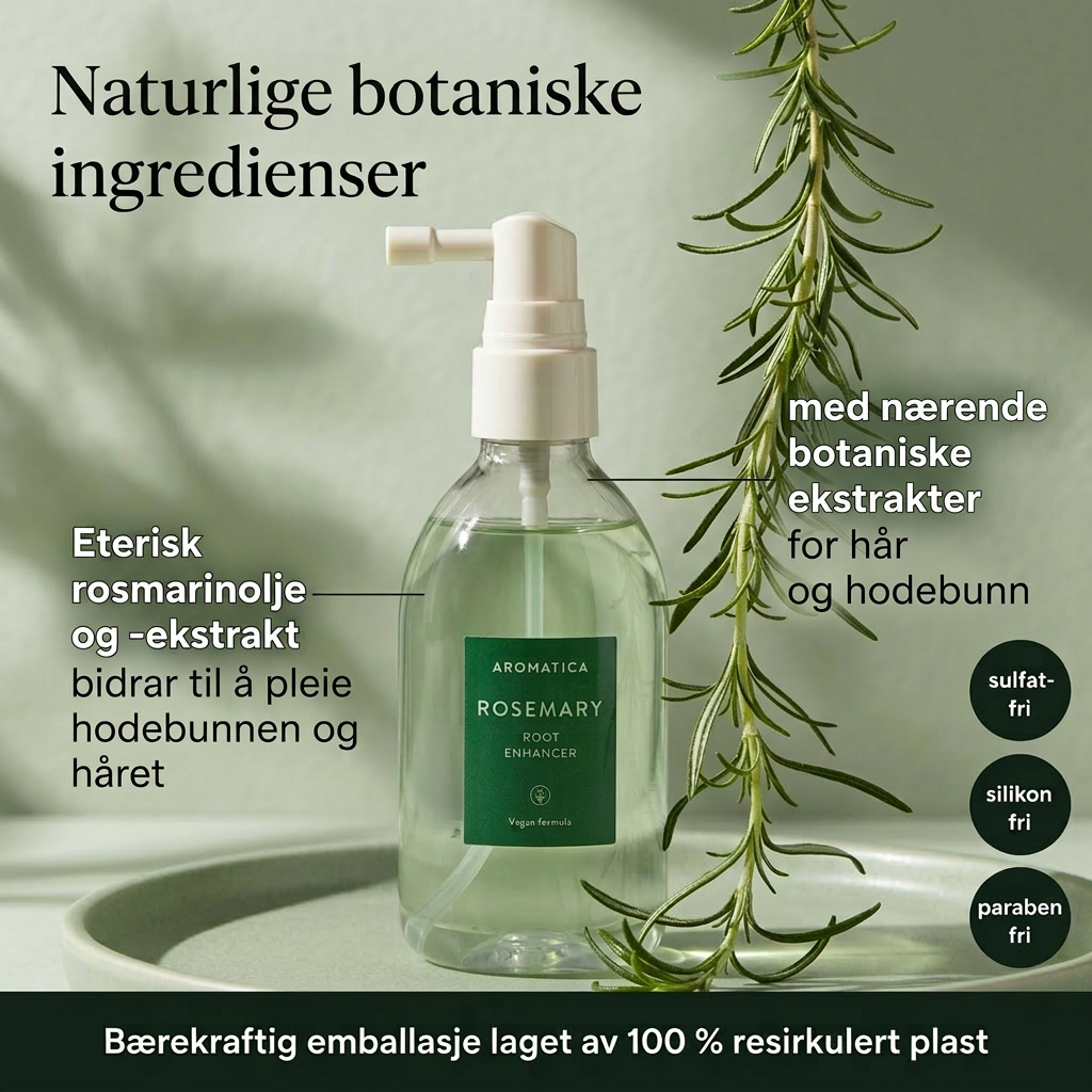 Rosmarin for hårvekst — derfor er Aromatica-serien verdt det
