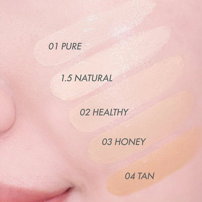 AMUSE Dew Power Vegan Cushion – SPF50+ PA++++ – 15g