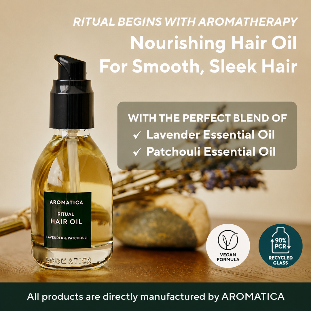 AROMATICA Ritual Hair Oil Lavender &amp; Patchouli — 50ml