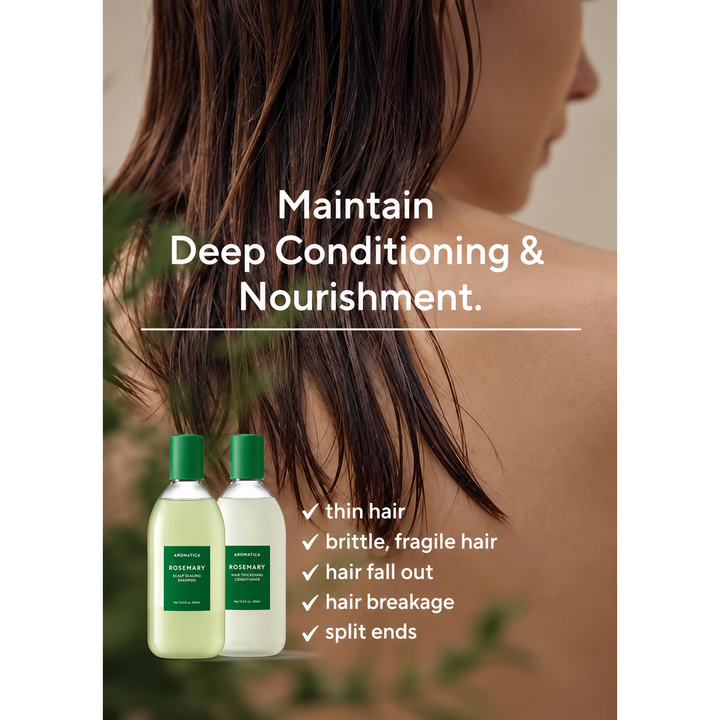 AROMATICA Rosemary Scalp Scaling Shampoo — 400ml