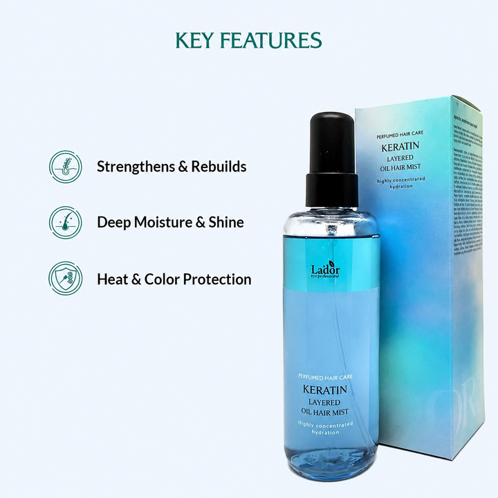LADOR Keratin Layered Oil Mist — 130ml