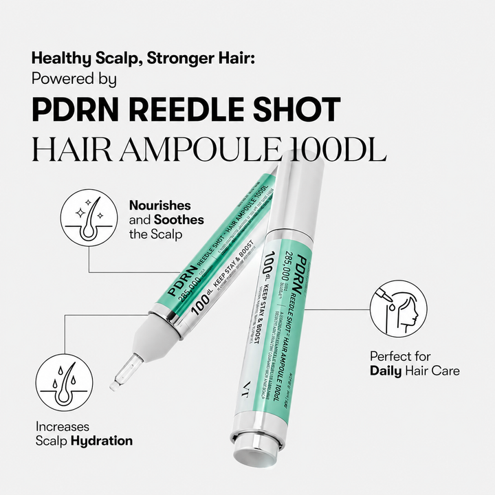 VT Cosmetics PDRN Reedle Shot Hair Ampoule 100 dL — 15ml