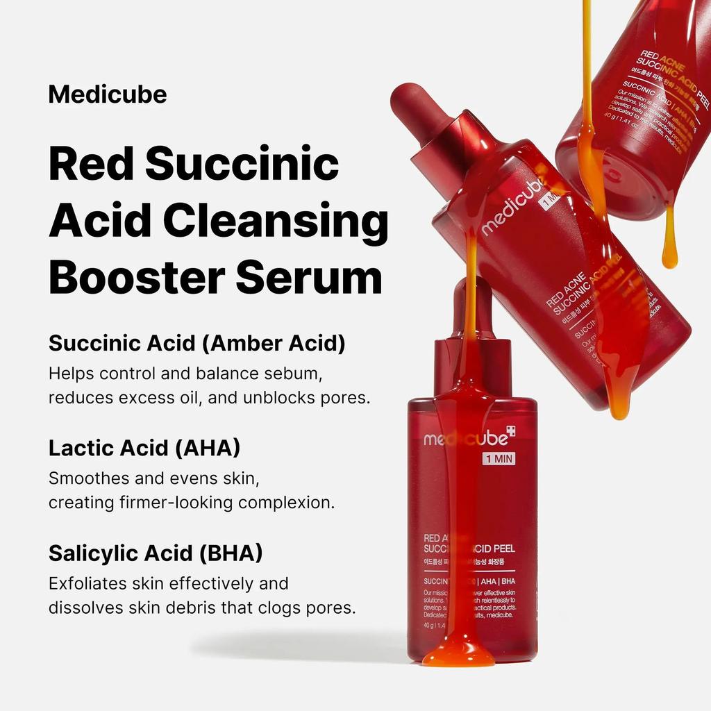 Medicube Red Acne Succinic Acid Peel — 40g
