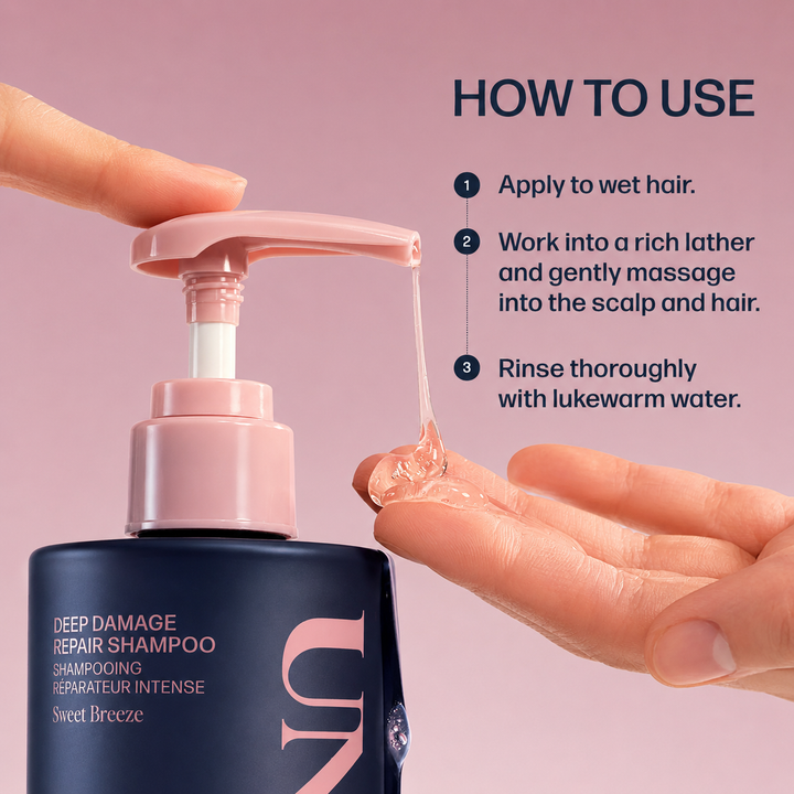 UNOVE Deep Damage Repair Hydrating Shampoo — 500g