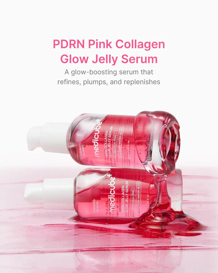 Medicube PDRN Pink Collagen Glow Jelly Serum — 30m