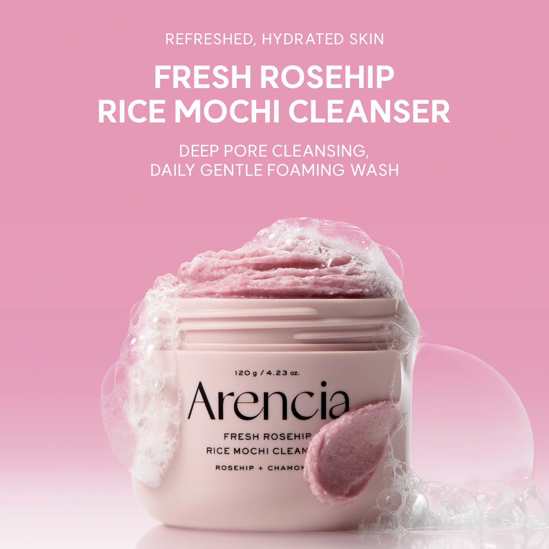 Arencia Fresh Rosehip Mochi Cleanser — 120g