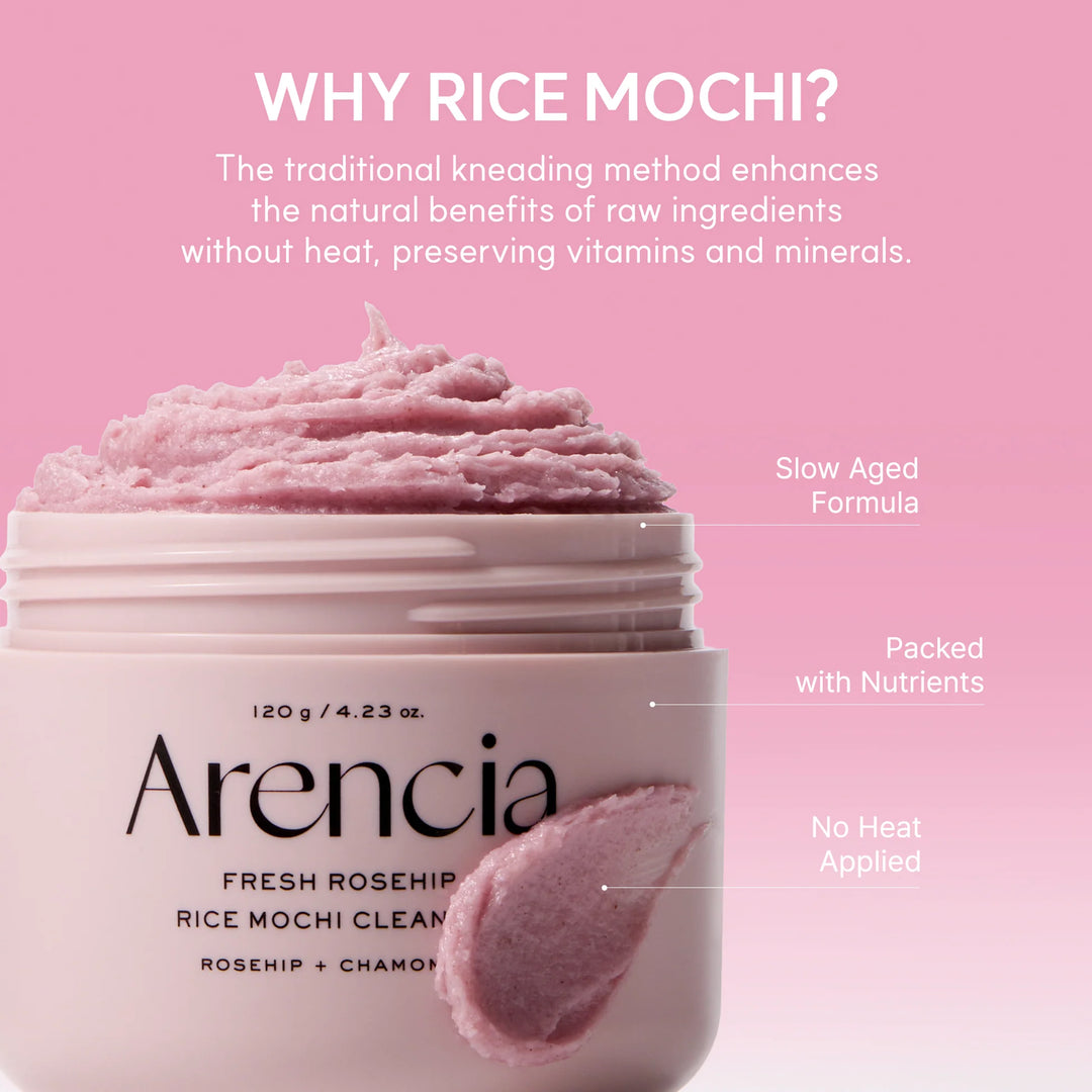 Arencia Fresh Rosehip Mochi Cleanser — 120g