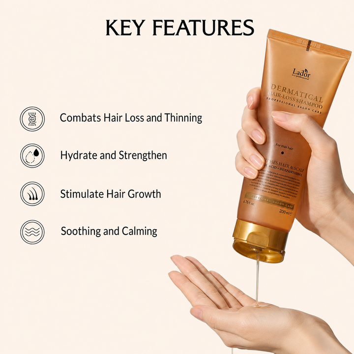 LADOR Dermatical Hair-Loss Shampoo For Thin Hair — 200ml