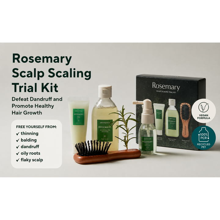Aromatica Rosemary Scalp Scaling Trial Kit