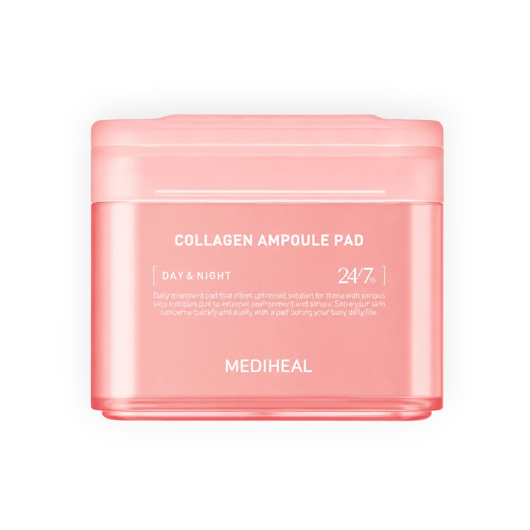 MEDIHEAL Collagen Ampoule Pad — 170ml / 100 pads
