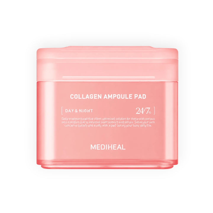 MEDIHEAL Collagen Ampoule Pad — 170ml / 100 pads