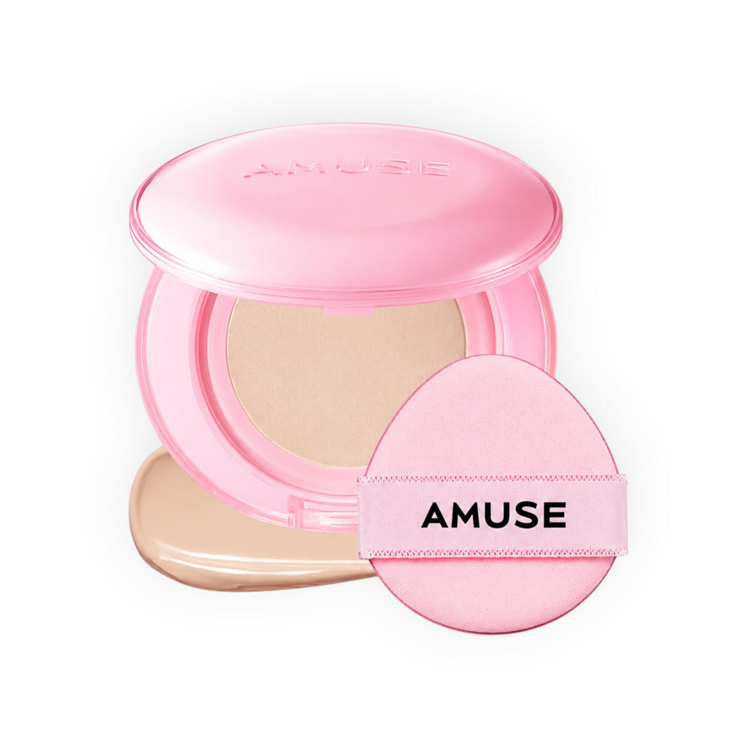 AMUSE Dew Power Vegan Cushion – SPF50+ PA++++ – 15g