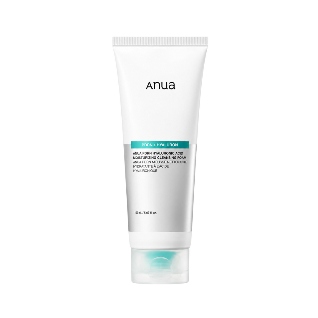 Anua PDRN Hyaluronic Acid Moisturizing Cleansing Foam — 150ml