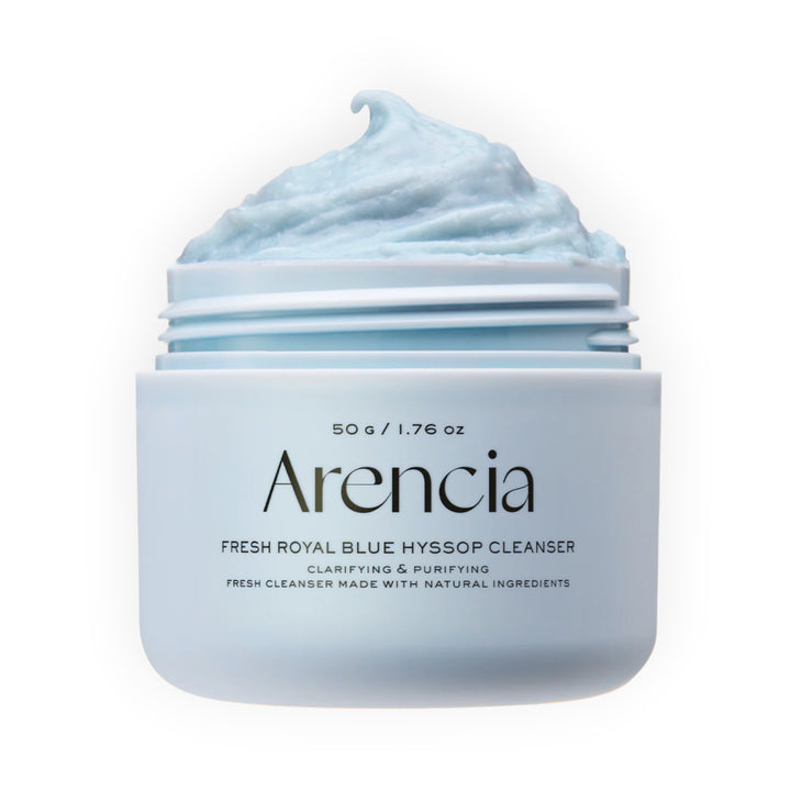 Arencia Fresh Blue Hyssop Rice Mochi Cleanser — 120g