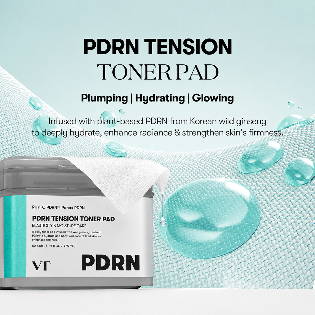 VT Cosmetics PDRN Tension Toner Pad — 170 ml / 60 pads