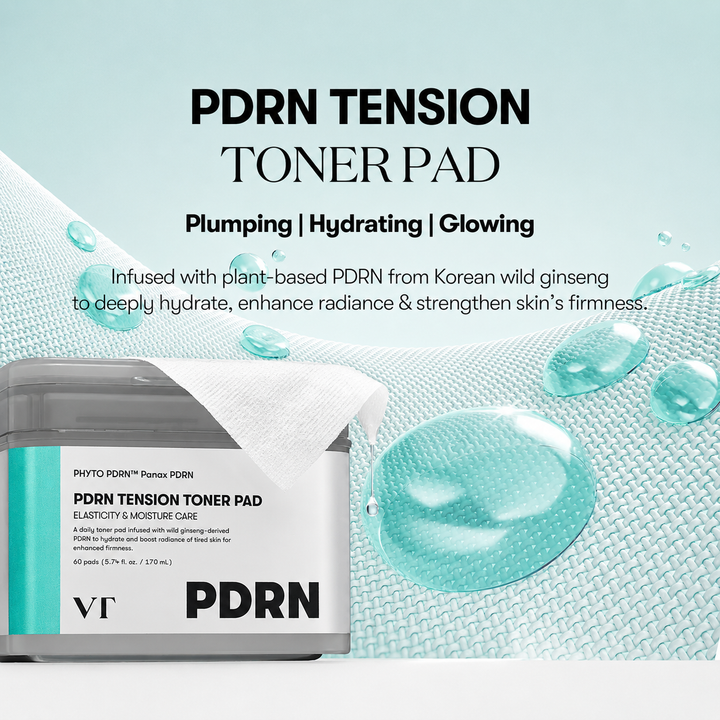VT Cosmetics PDRN Tension Toner Pad — 170 ml / 60 pads